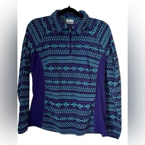 Columbia size M, 1/4 zip sweater